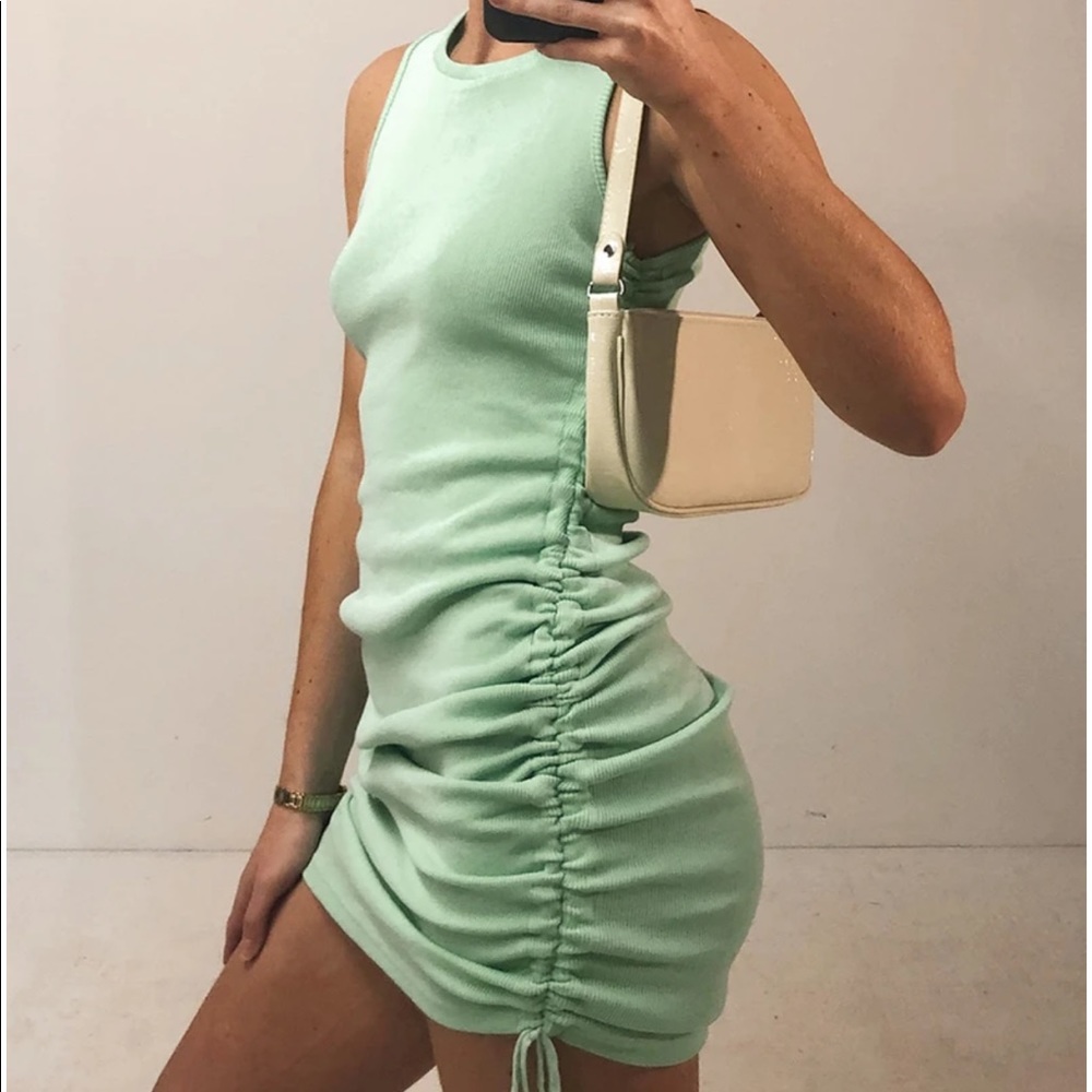 Lioness Military Minds Dress - Seafoam Green